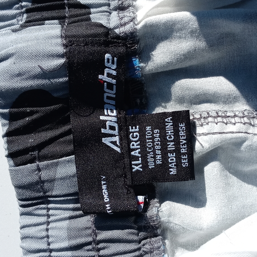 Ablanche Camo Blue Joggers Size XL Blue Gray - Picture 4 of 7